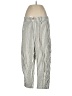 Gap Stripes Silver Casual Pants Size M - photo 1