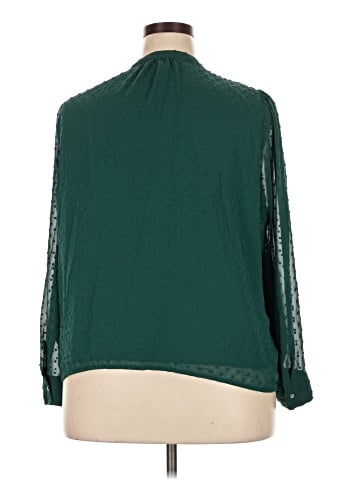 J.Crew Factory Store Long Sleeve Blouse (view 2)