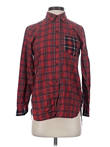 Madewell Classic Ex-Boyfriend Shirt in Plaid Patchwork (view 1)