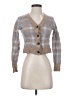 Madewell Plaid Blue Brown Cardigan Size S - photo 1