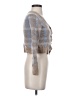 Madewell Plaid Blue Brown Cardigan Size S - photo 4
