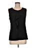 Covington 100% Polyester Black Sleeveless Blouse Size M - photo 1