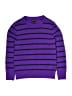 Crewcuts 100% Polyester Stripes Purple Pullover Sweater Size 7 - photo 1