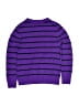 Crewcuts 100% Polyester Stripes Purple Pullover Sweater Size 7 - photo 2