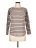 Pink Clover Stripes Gray Pullover Sweater Size L - photo 1