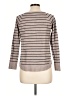 Pink Clover Stripes Gray Pullover Sweater Size L - photo 2