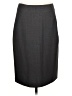 Theory Solid Gray Wool Skirt Size 10 - photo 1