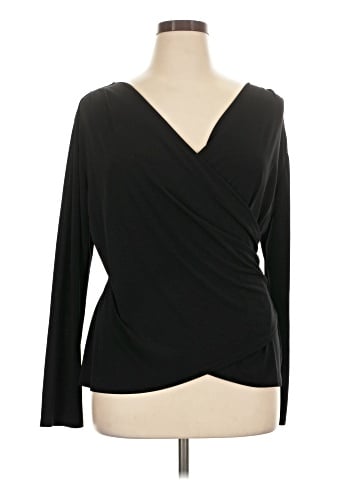 Miss Tina by Tina Knowles Long Sleeve Top (view 1)
