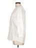J. McLaughlin Ivory 3/4 Sleeve Blouse Size L - photo 5