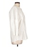 J. McLaughlin Ivory 3/4 Sleeve Blouse Size L - photo 4