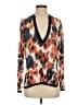 J.Crew 100% Linen Animal Print Orange Cardigan Size XS - photo 1
