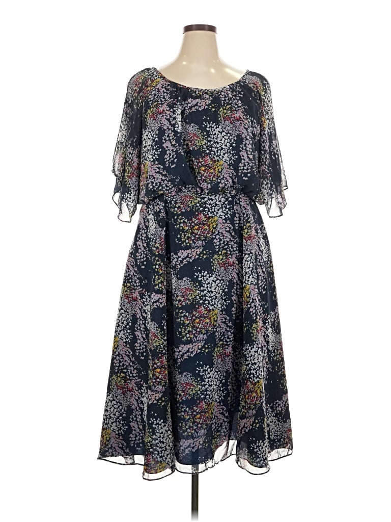 Pre-owned Modcloth Cocktail Dress In Gray