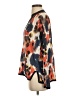 J.Crew 100% Linen Animal Print Orange Cardigan Size XS - photo 5