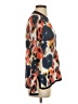 J.Crew 100% Linen Animal Print Orange Cardigan Size XS - photo 4
