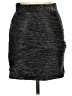 Maje Metallic Black Formal Skirt Size EU (FR) 38 / US 6 - photo 1