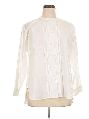 Thomas Mason for J.Crew Long Sleeve Blouse (view 1)