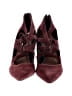 Saks Fifth Avenue Burgundy Heels Size 8 1/2 - photo 2