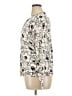 Lands' End 100% Supima Cotton Floral Ivory Pullover Sweater Size XL - photo 5