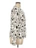 Lands' End 100% Supima Cotton Floral Ivory Pullover Sweater Size XL - photo 4