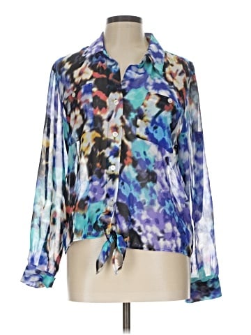 Ellen Tracy Long Sleeve Blouse (view 1)