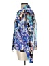 Ellen Tracy 100% Polyester Print Blue Long Sleeve Blouse Size L - photo 5