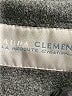 Laura Clement Collection Solid Gray Wool Coat Size 12 - photo 6
