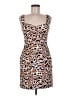 J.Crew Animal Print Brown Cocktail Dress Size 6 - photo 1