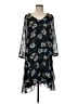 CAbi 100% Polyester Paisley Black Casual Dress Size M - photo 1