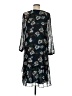 CAbi 100% Polyester Paisley Black Casual Dress Size M - photo 2