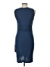 Bobi 100% Cotton Solid Blue Casual Dress Size L - photo 2