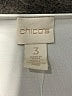 Chico's 100% Polyester Ivory Sleeveless Blouse Size XL (3) - photo 7