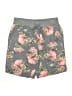 Faded Glory Floral Gray Shorts Size 6 - photo 1
