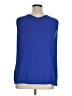 Worthington Blue Sleeveless Blouse Size XL - photo 2