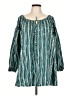 Assorted Brands Teal 3/4 Sleeve Blouse Size L - photo 1