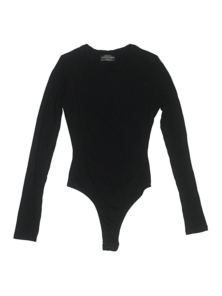 Pre-owned White Fox Bodysuit In Black