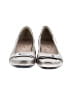 Clarks Metallic Silver Flats Size 8 - photo 2