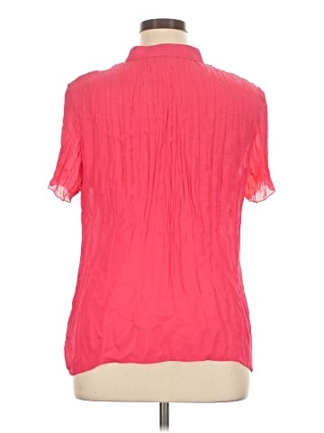 NY Collection Short Sleeve Blouse (view 2)