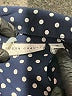 Susan Graver Polka Dots Blue Long Sleeve Blouse Size 14 - photo 7