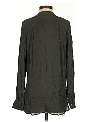 Vince. Long Sleeve Silk Top (view 2)