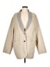 Free People Chevron-herringbone Tan Coat Size L - photo 1