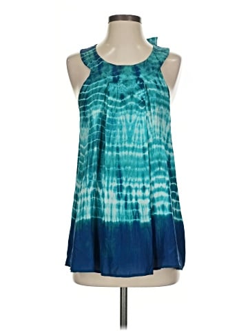 Velvet Sleeveless Silk Top (view 1)