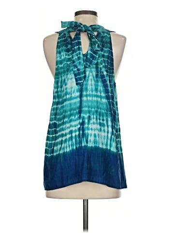 Velvet Sleeveless Silk Top (view 2)
