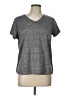 Daisy Fuentes Gray Short Sleeve Top Size L - photo 1