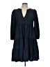DKNY Solid Blue Casual Dress Size 10 - photo 1