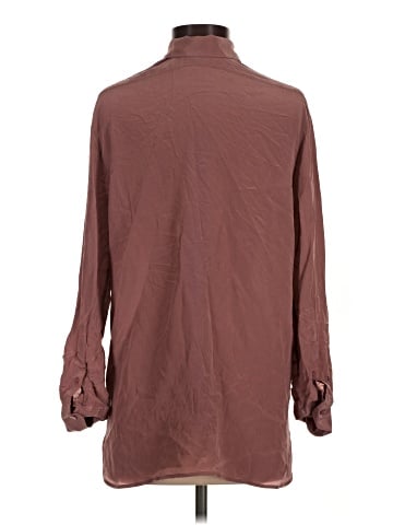 Babaton Long Sleeve Silk Top (view 2)
