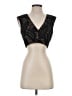 BCBGMAXAZRIA Black Sleeveless Blouse Size 4 - photo 1