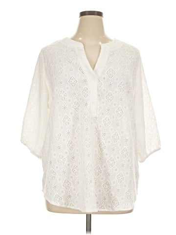 BLOOMCHIC 3/4 Sleeve Blouse (view 1)