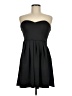 Sequin Hearts Solid Black Cocktail Dress Size 9 - photo 1