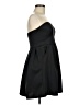 Sequin Hearts Solid Black Cocktail Dress Size 9 - photo 4
