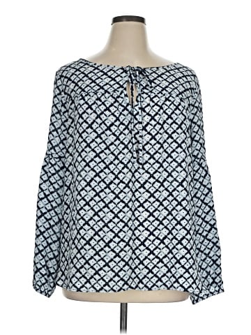 Ann Taylor LOFT Outlet Long Sleeve Blouse (view 1)